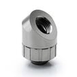 Bitspower Artemis 45 Grad Fitting - drehbar, platinum grau image number null
