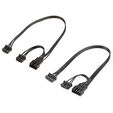 SilverStone Shark Force L&uuml;fter, ARGB - 120 mm, schwarz image number null