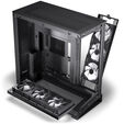 Phanteks NV9 MK2 E-ATX-Geh&auml;use, Tempered Glass, ARGB + D30 PWM Regular Airflow, D-RGB L&uuml;fter, 3er Pack - 140mm, schwarz image number null