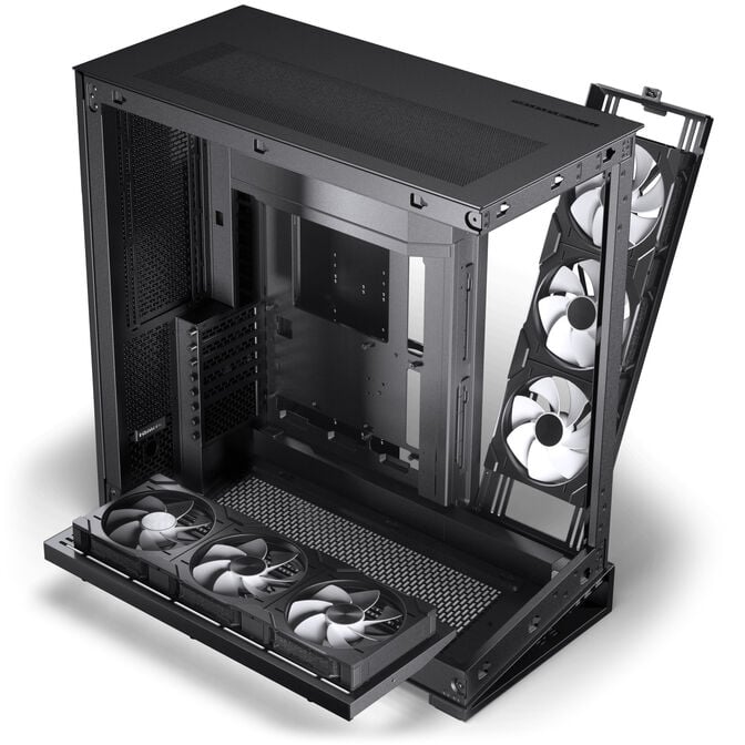 Phanteks NV9 MK2 E-ATX-Geh&auml;use, Tempered Glass, ARGB + D30 PWM Regular Airflow, D-RGB L&uuml;fter, 3er Pack - 140mm, schwarz image number 12
