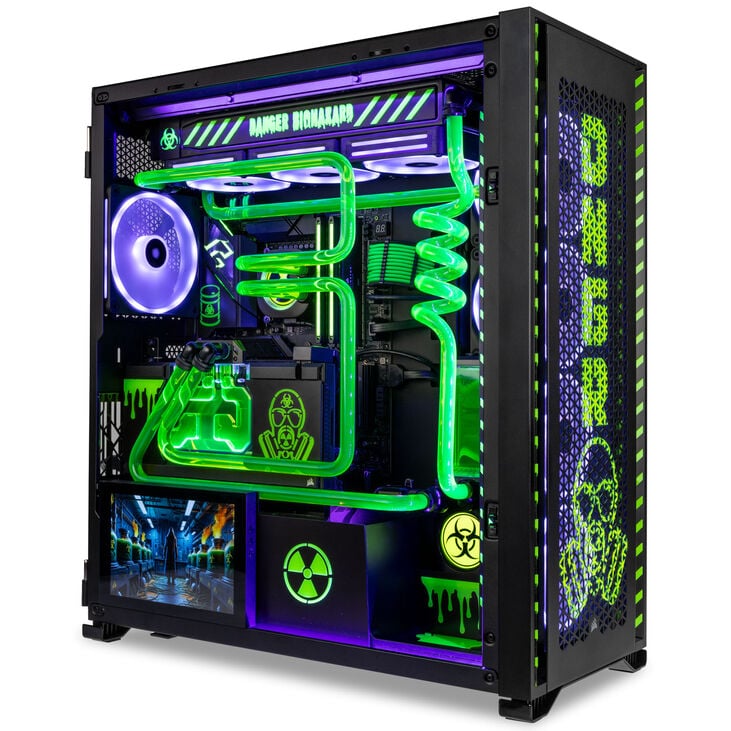 Gaming PC Toxic Fury Elite, Intel Core i9-14900K, NVIDIA GeForce RTX 4090 - Custom Water Cooling image number 3