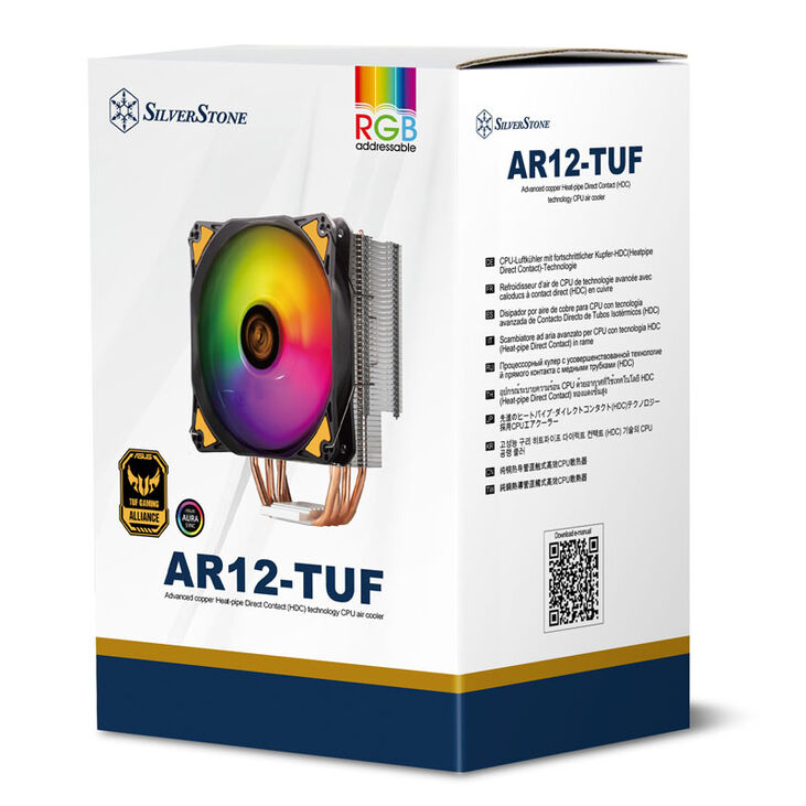 SilverStone AR12-TUF CPU-Kühler, ARGB - 120mm image number 9