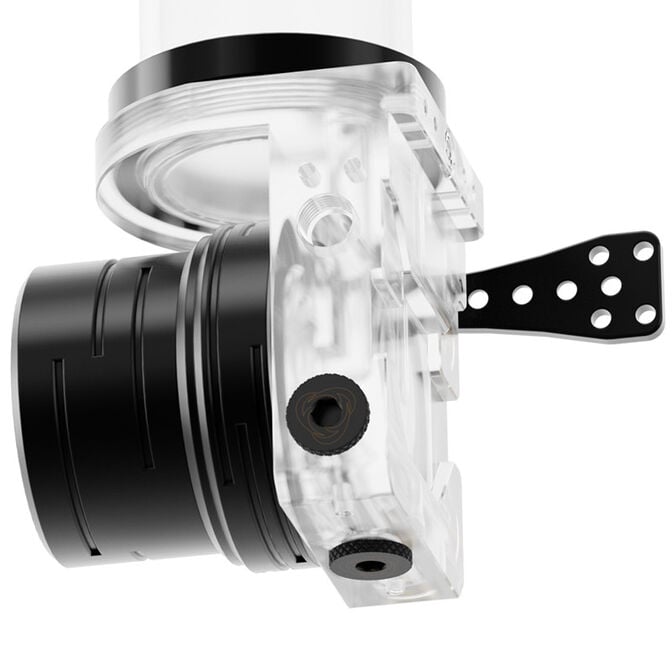 Singularity Computers Protium 2.0 ARGB 150 D5 Reservoir Combo without Pump - Acrylic, black image number 5