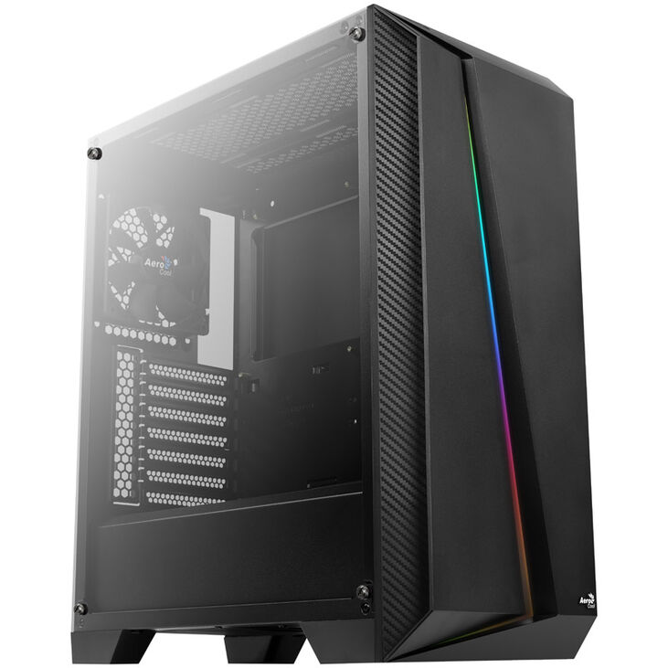 Aerocool Cylon Pro Tempered Glass Midi-Tower - schwarz image number 0