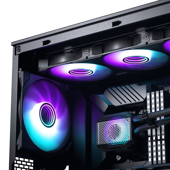 Phanteks Eclipse G400A PC-Geh&auml;use + Glacier M25 Gen2 AiO-Wasserk&uuml;hlung - schwarz image number 18