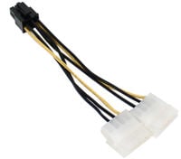 Akasa Dual 4Pin auf 6Pin PCIe Adapter