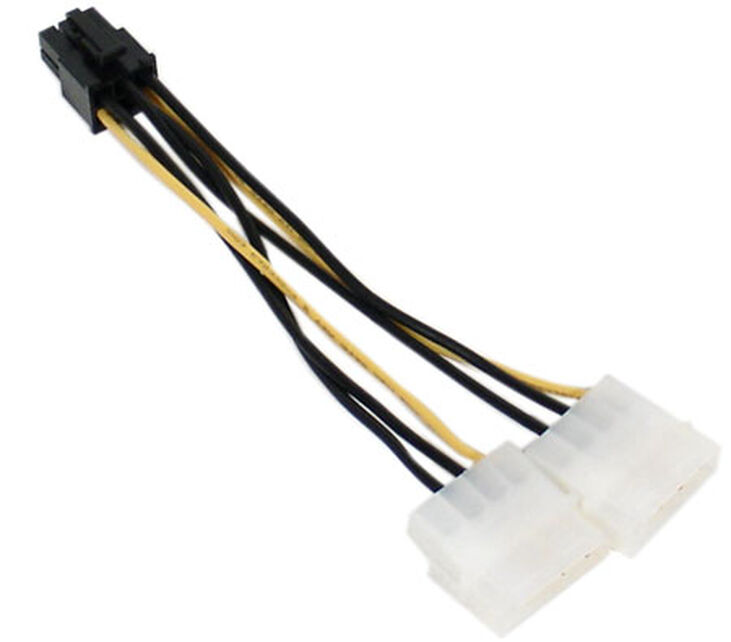 Akasa Dual 4Pin auf 6Pin PCIe Adapter image number 0