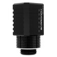 Barrow Special Adapter 90 Grad G1/4 Zoll AG auf G1/4 Zoll IG - schwarz image number null