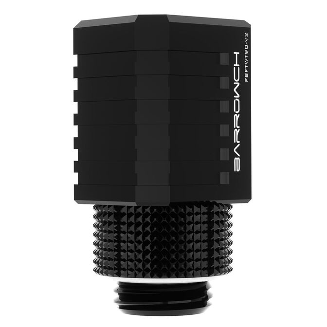 Barrow Special Adapter 90 Grad G1/4 Zoll AG auf G1/4 Zoll IG - schwarz image number 1
