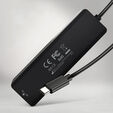 AXAGON HUE-C2C 2x USB3.2 Gen 1 + 2x USB-C 5Gbps travel hub, USB-C power IN, with 19cm Type-C cable image number null