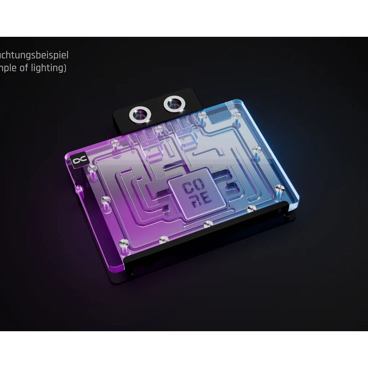 Alphacool Core GeForce RTX 5080 Phantom / GameRock GPU Water Cooler, ARGB, with Backplate - Acrylic image number 4