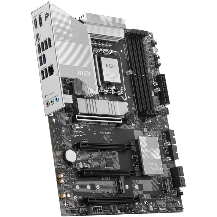 MSI PRO B860-P Motherboard, socket LGA 1851, Intel B860, ATX, DDR5 image number 1