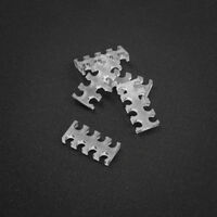 King Mod Service 8-Slot Cable Comb 3mm Small - Clear - Set of 5