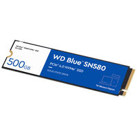 Western Digital Blue SN580, NVMe M.2 SSD, PCIe 4.0 M.2 Type 2280 - 500 GB
