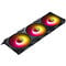 PHANTEKS M25 Gen2 PWM D-RGB Fan, 3-Pack - 140mm, Black