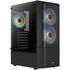 Aerocool Quantum Mesh v3 Mid Tower, RGB, Tempered Glass - Black image number null
