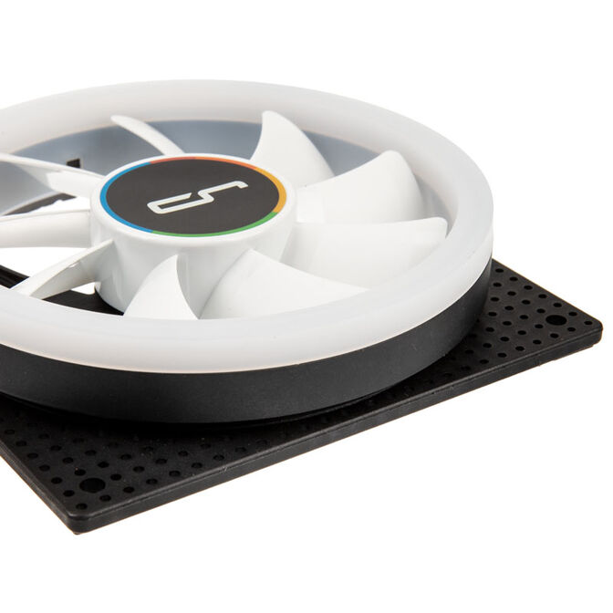 Cryorig Crona X PWM L&uuml;fter, ARGB - 120mm, wei&szlig; image number 3
