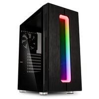 Kolink Nimbus RGB Mid Tower, Tempered Glass - Black