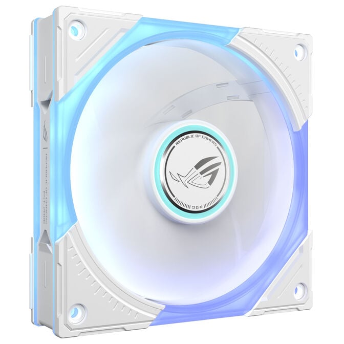ASUS ROG Eurux GR120 ARGB PWM Fan - Reverse Blade, 3-Pack, white image number 8