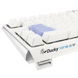 Ducky One 3 Classic Pure White SF Gaming Keyboard, RGB LED - MX-Red image number null