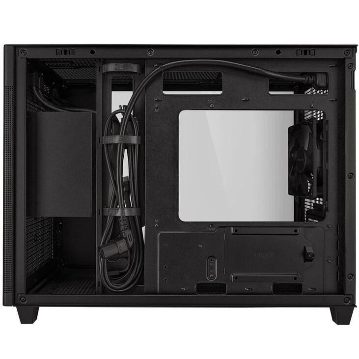 ASUS Prime AP201 Micro-ATX Gehäuse, Tempered Glass - schwarz image number 7