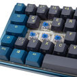 Ducky One 3 Daybreak Mini Gaming Keyboard, RGB LED - MX-Blue image number null