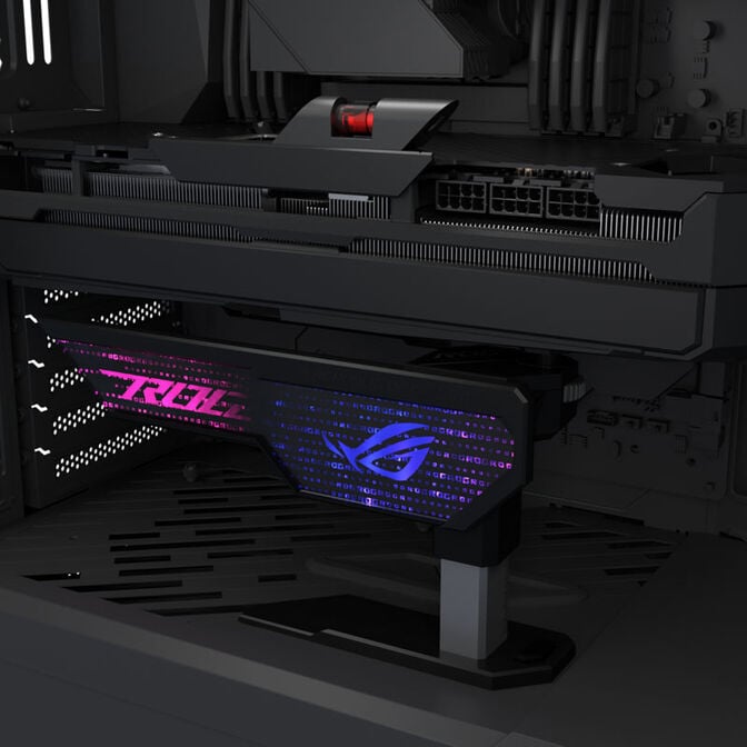 ASUS ROG Herculx Grafikkartenhalter - schwarz image number 5