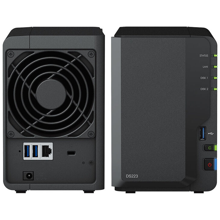 Synology DiskStation DS223 NAS Server, 2GB RAM, 1x Gb LAN - 2-Bay image number 2
