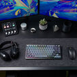 Corsair K65 Plus Wireless TKL Gaming Tastatur, TKL (75%), Corsair MLX Fusion &ndash; schwarz, ISO (DE) image number null