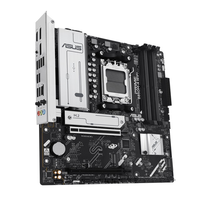 ASUS PRIME B850M-A WiFi Motherboard, Socket AM5, AMD B850, ATX, DDR5 image number 3