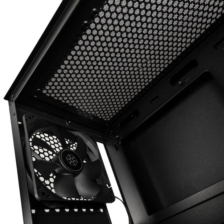 SilverStone Fara H1M Micro-ATX Gehäuse - schwarz image number 9