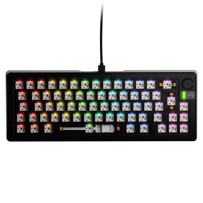 Glorious GMMK 3 Pro 65% Custom Gaming Keyboard - Barebone, ISO Layout, Black image number 1
