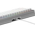 Glorious GMMK 3 Pro 65 % Custom Gaming-Tastatur - Pre-Built, ANSI (US), Fox Switches, silber image number null