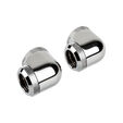 Corsair Hydro X Series XF Hardline Adapter 90 Grad 14mm AD auf 14mm AD Hardtube - 2er Pack, silber image number null