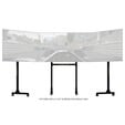 Next Level Racing Free Standing Triple Monitor Stand image number null