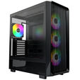 Montech X5 PC Case, Mid Tower, E-ATX, ARGB, Tempered Glass - Black image number null