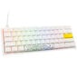 Ducky One 2 Pro Mini White Edition Gaming Tastatur, RGB LED - Gateron Yellow (US)
