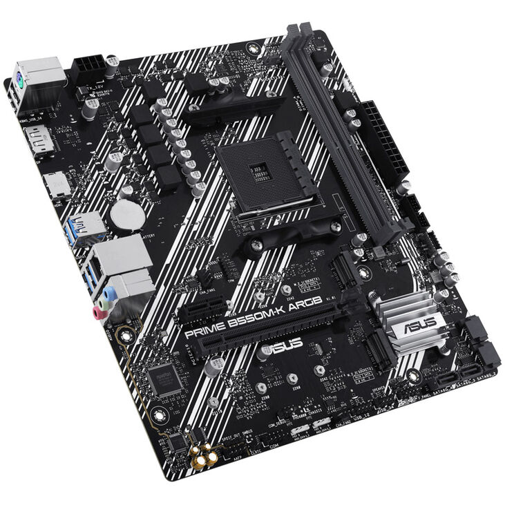 ASUS Prime B550M-K ARGB, AMD B550 Mainboard - Sockel AM4 image number 1