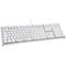 Ducky One 2 White Edition PBT Gaming Keyboard, MX-Blue, white LED - white