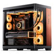 JONSBO TK‑4 Wood PC‑Geh&auml;use, Midi‑Tower, ATX, Tempered Glass - schwarz image number null