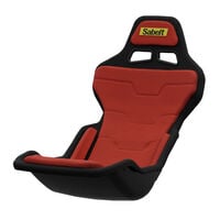 Sabelt SRP-1 Simracing-Sitz, Glasfaser-Schale, Formel-Design, gepolstert - racing red