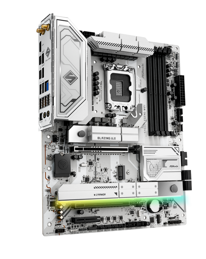 ASRock Z890 Steel Legend WiFi motherboard, socket LGA 1851, Intel Z890, ATX, DDR5 image number 1