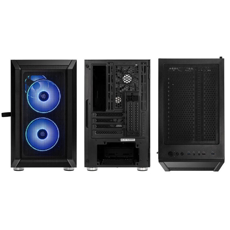 Kolink Citadel Mesh RGB Micro-ATX case - black image number 3