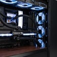 Gaming-PC Blue Nova, Intel Core Ultra, NVIDIA GeForce RTX 5090 - Custom Wasserk&uuml;hlung image number null