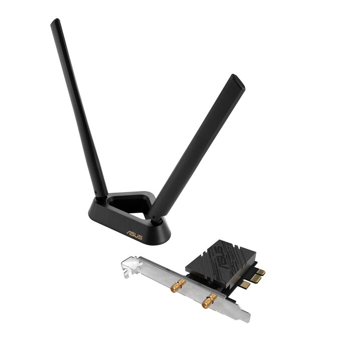 ASUS PCE-BE92BT Network Adapter, PCIe, Wi-Fi 7, BT 5.4 - black image number 0
