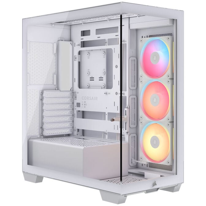 Corsair 3500X LX-R PC-Geh&auml;use, Midi-Tower, E-ATX, RGB, Tempered Glass - wei&szlig; image number 0