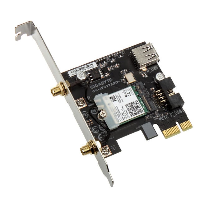 GIGABYTE WB1733D-I, WLAN + Bluetooth 5.0 Adapter PCIe 802.11ac image number 0