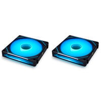 Lian Li UNI FAN SL-INF 140 ARGB Reverse Blade PWM Fan, 3-pack - 140mm, black + 1x UNI FAN SL-INF 140 ARGB PWM Fan - 140mm