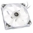 Bitspower Notos RGB PWM Fan, 120mm - white, 3-pack image number null