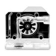 EK Water Blocks EK-Quantum Scalar Flowmeter Bottom-To-Top D-RGB - Nickel image number null